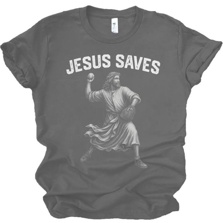 Jesus Saves Shirt Religious Christian Faith Baseball Unisex Jersey T-Shirt Jesus Saves Shirt Religious Christian Faith Baseball Unisex Jersey T-Shirt