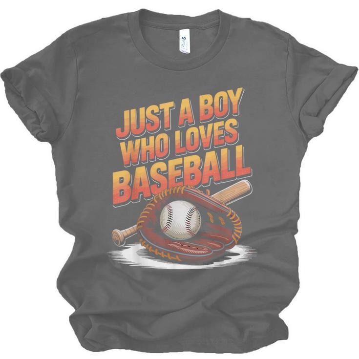 Just A Boy Who Loves Baseball Player Kids Unisex Jersey T-Shirt Just A Boy Who Loves Baseball Player Kids Unisex Jersey T-Shirt