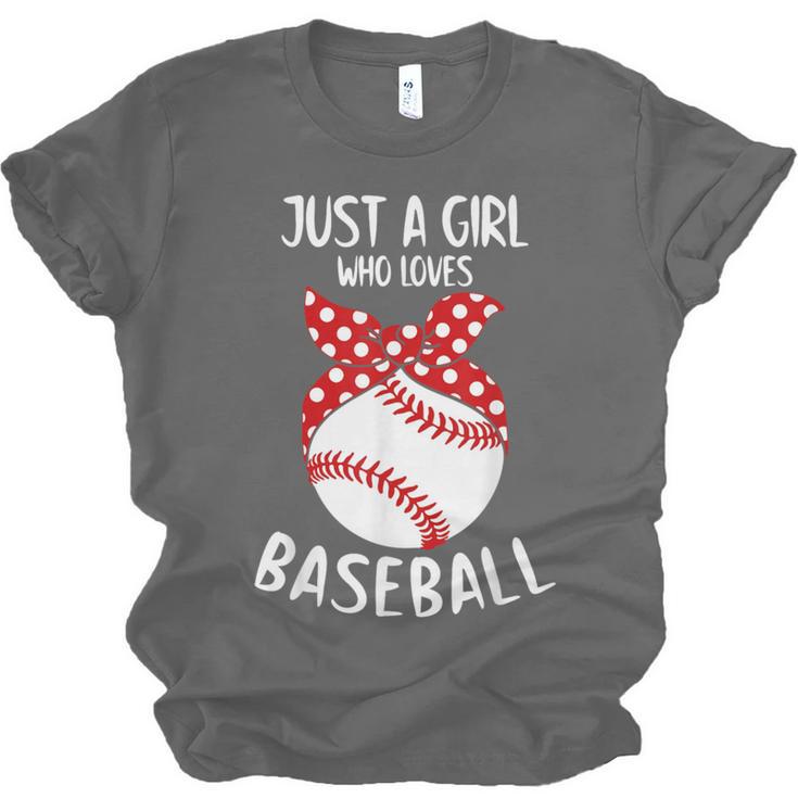 Just A Girl Who Loves Baseball Cute Retro Baseball Lover Unisex Jersey T-Shirt Just A Girl Who Loves Baseball Cute Retro Baseball Lover Unisex Jersey T-Shirt