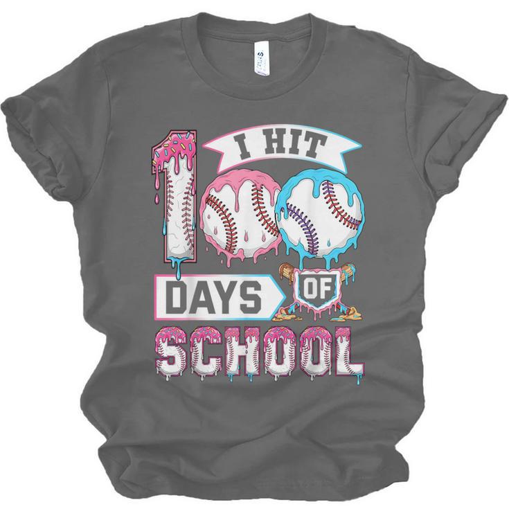 Kids 100 Days Of School Boys 100th Day Baseball Drip Toddler Unisex Jersey T-Shirt Kids 100 Days Of School Boys 100th Day Baseball Drip Toddler Unisex Jersey T-Shirt