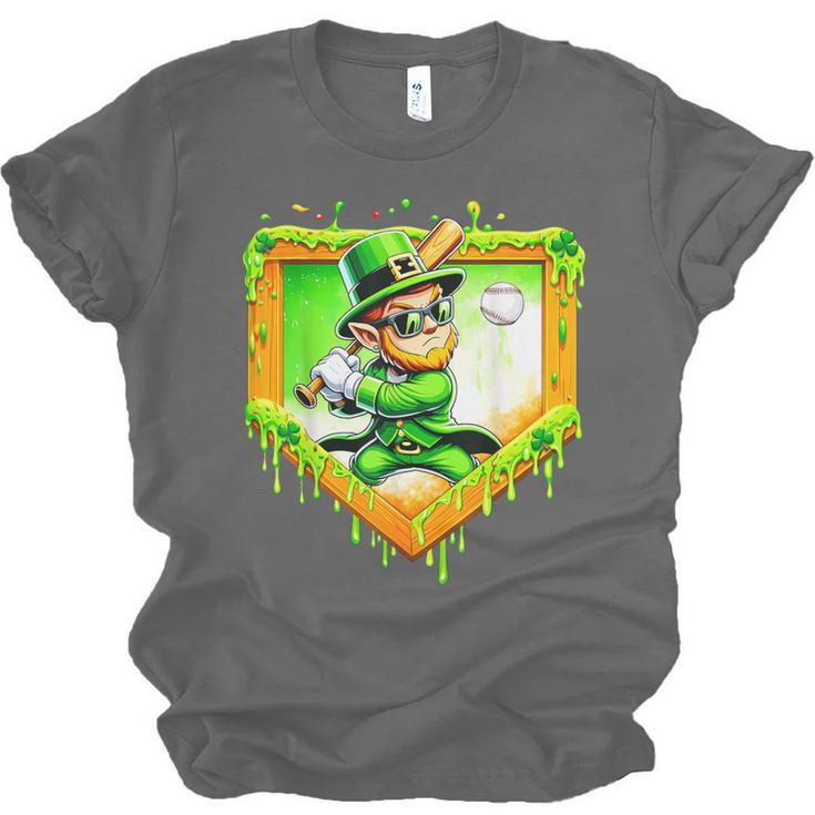 Leprechaun Baseball St Patricks Day Ice Cream Drip Men Boys Unisex Jersey T-Shirt Leprechaun Baseball St Patricks Day Ice Cream Drip Men Boys Unisex Jersey T-Shirt