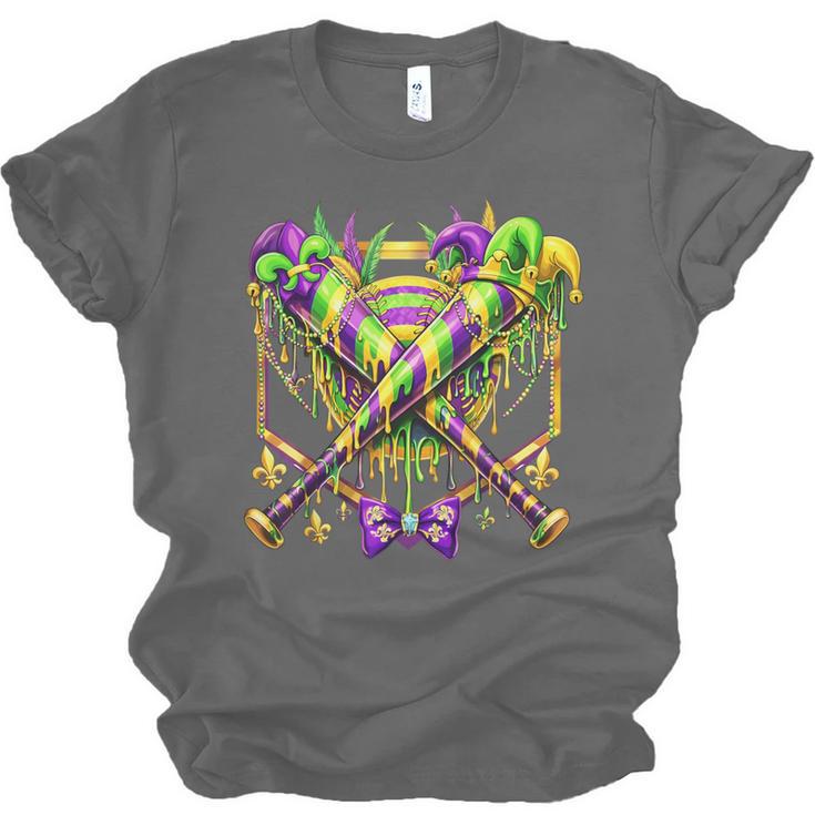 Mardi Gras Baseball Jester Hat New Orleans Men Women Kid Unisex Jersey T-Shirt