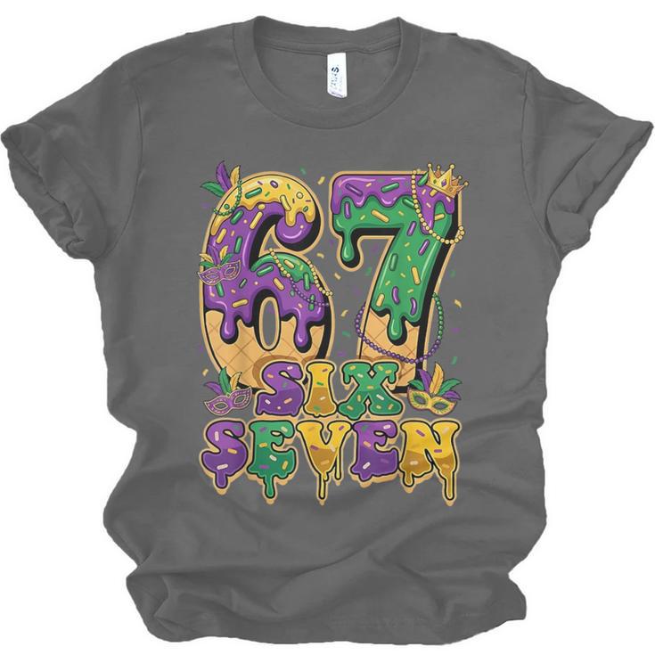 Mardi Gras Six Seven Baseball Drip Number 6 7 Meme Unisex Jersey T-Shirt Mardi Gras Six Seven Baseball Drip Number 6 7 Meme Unisex Jersey T-Shirt