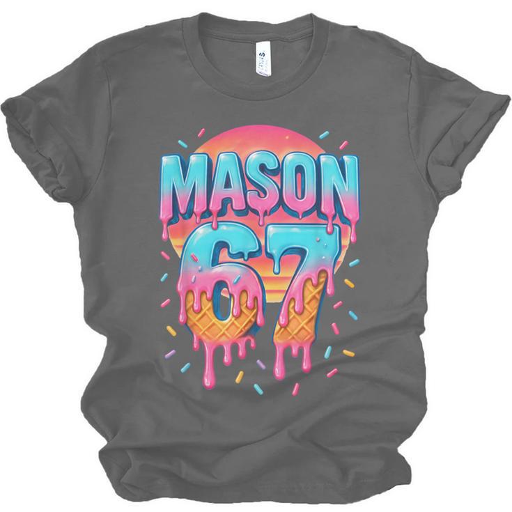 Mason 67 Costume Ice Cream Baseball Drip 6 7 Meme Six Seven Unisex Jersey T-Shirt Mason 67 Costume Ice Cream Baseball Drip 6 7 Meme Six Seven Unisex Jersey T-Shirt