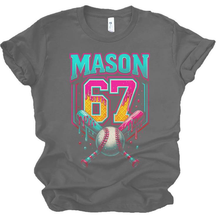 Mason 67 Ice Cream Drip Baseball Ice Cream Drip Unisex Jersey T-Shirt Mason 67 Ice Cream Drip Baseball Ice Cream Drip Unisex Jersey T-Shirt