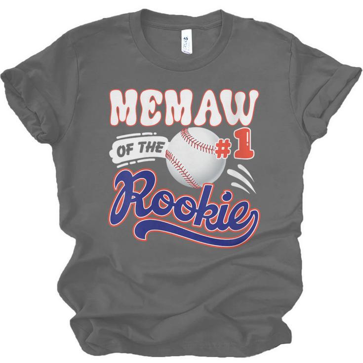 Memaw Rookie Of Year 1st Birthday Baseball Theme Matching Unisex Jersey T-Shirt