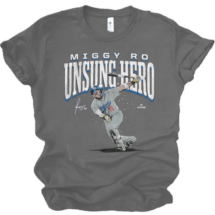 Miguel Rojas Unsung Hero Los Angeles Baseball MLBPA Unisex Jersey T-Shirt Miguel Rojas Unsung Hero Los Angeles Baseball MLBPA Unisex Jersey T-Shirt
