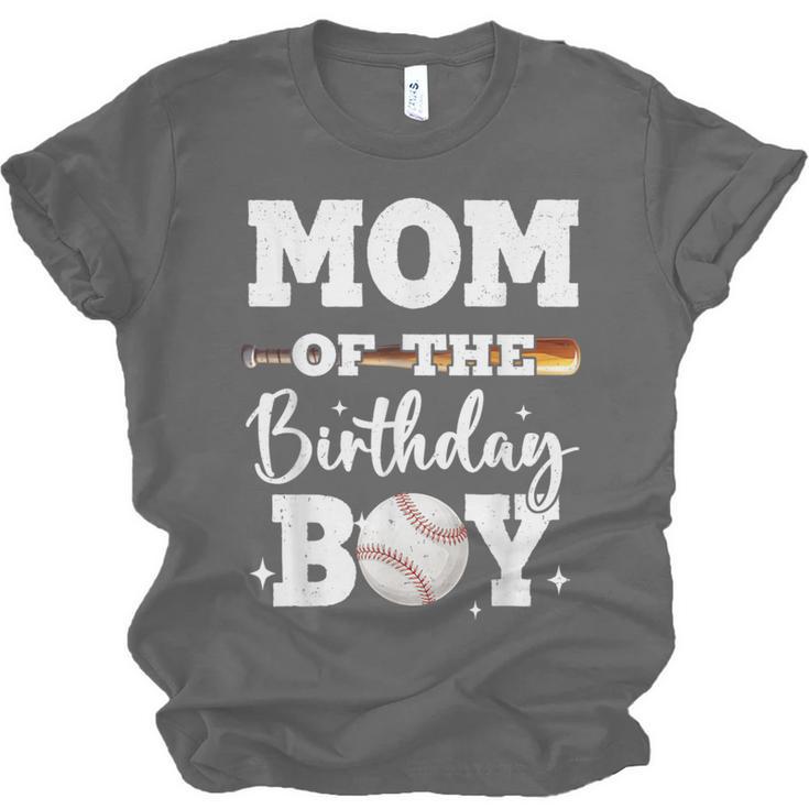 Mom Of The Birthday Boy Baseball Bday Family Unisex Jersey T-Shirt Mom Of The Birthday Boy Baseball Bday Family Unisex Jersey T-Shirt
