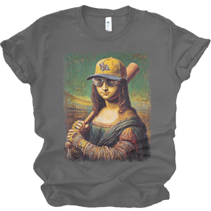 Mona Lisa Baseball Trending Aesthetic Streetwear Unisex Jersey T-Shirt Mona Lisa Baseball Trending Aesthetic Streetwear Unisex Jersey T-Shirt