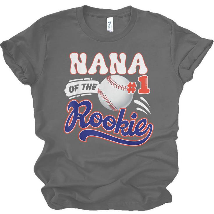 Nana Rookie Of Year 1st Birthday Baseball Theme Matching Unisex Jersey T-Shirt Nana Rookie Of Year 1st Birthday Baseball Theme Matching Unisex Jersey T-Shirt