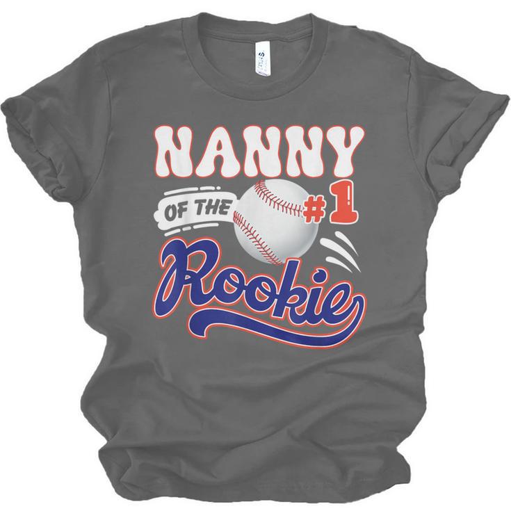 Nanny Rookie Of Year 1st Birthday Baseball Theme Matching Unisex Jersey T-Shirt Nanny Rookie Of Year 1st Birthday Baseball Theme Matching Unisex Jersey T-Shirt