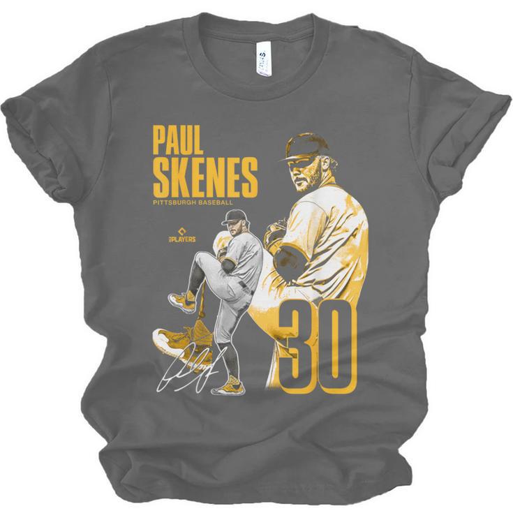 Paul Skenes Pittsburgh MLB Baseball Players MLBPSK304N Unisex Jersey T-Shirt Paul Skenes Pittsburgh MLB Baseball Players MLBPSK304N Unisex Jersey T-Shirt