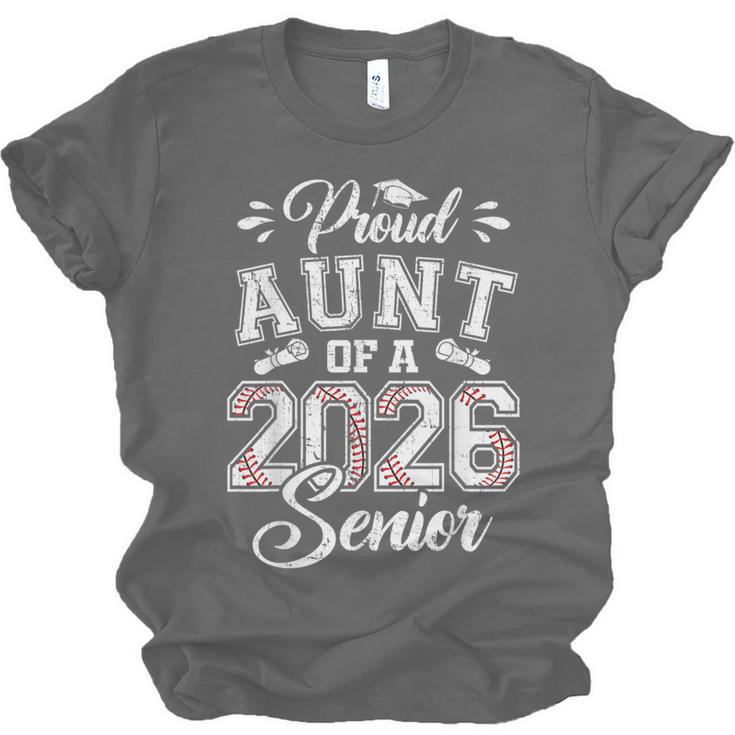 Proud Aunt Of A 2026 Senior Baseball Graduate Unisex Jersey T-Shirt