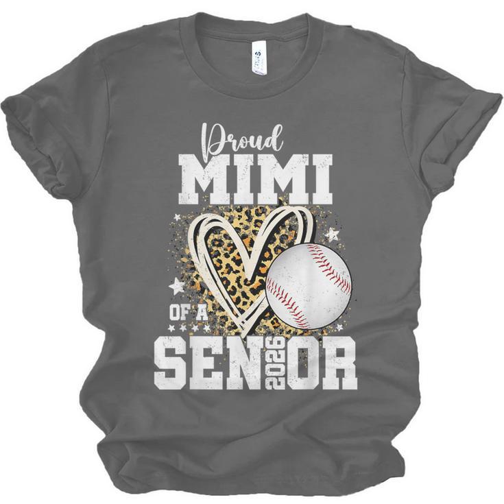 Proud Mimi Of A 2026 Senior Baseball Graduation Leopard Unisex Jersey T-Shirt Proud Mimi Of A 2026 Senior Baseball Graduation Leopard Unisex Jersey T-Shirt