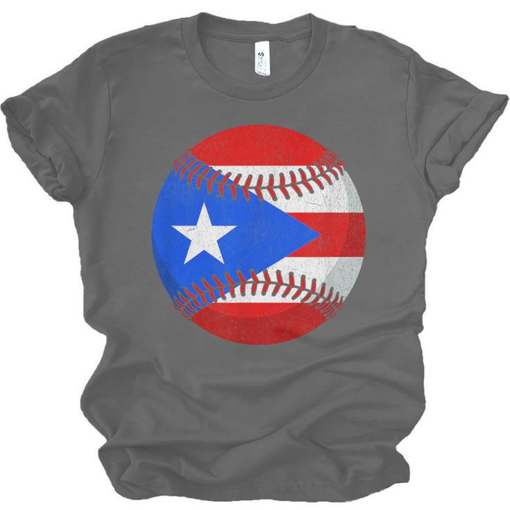 Puerto Rico Baseball Flag Boricua Beisbol Fan Gear Unisex Jersey T-Shirt Puerto Rico Baseball Flag Boricua Beisbol Fan Gear Unisex Jersey T-Shirt
