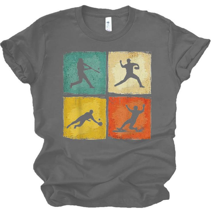 Retro Style Baseball Lover Playing Men Women Kids Baseball Unisex Jersey T-Shirt Retro Style Baseball Lover Playing Men Women Kids Baseball Unisex Jersey T-Shirt