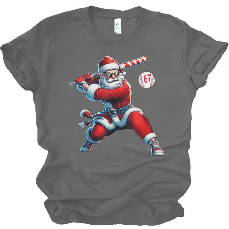 Santa Baseball Six Seven 6 7 Meme Christmas Men Boys Player Unisex Jersey T-Shirt Santa Baseball Six Seven 6 7 Meme Christmas Men Boys Player Unisex Jersey T-Shirt