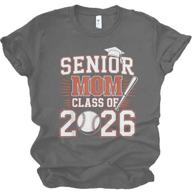 Senior Mom Class Of 2026 Graduate Baseball 2026 Graduation Unisex Jersey T-Shirt Senior Mom Class Of 2026 Graduate Baseball 2026 Graduation Unisex Jersey T-Shirt