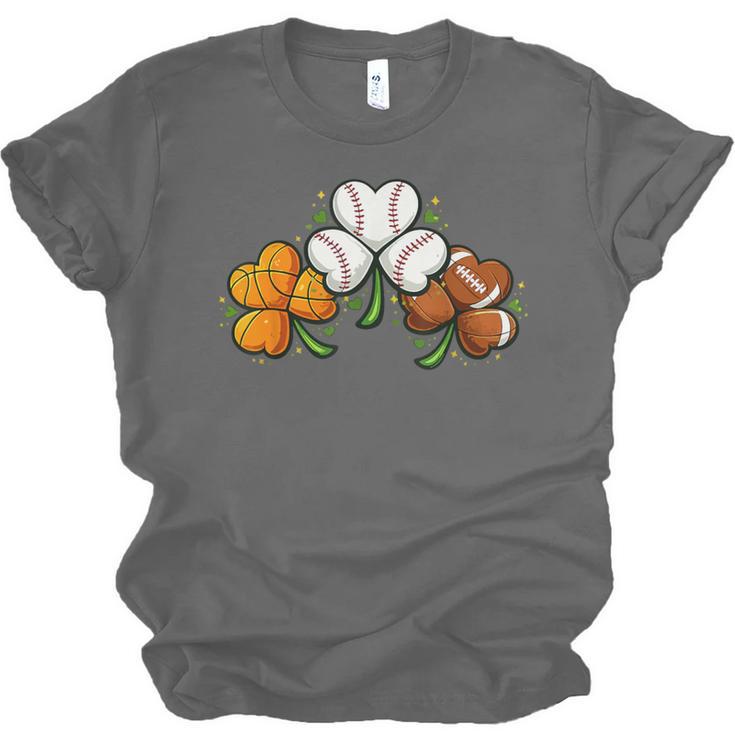 Shamrock Baseball Basketball Football St Patricks Day Unisex Jersey T-Shirt Shamrock Baseball Basketball Football St Patricks Day Unisex Jersey T-Shirt
