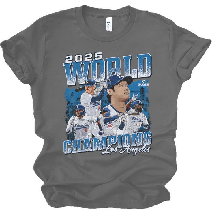 Shohei Ohtani 2025 Los Angeles Baseball Champions MLBPA Unisex Jersey T-Shirt