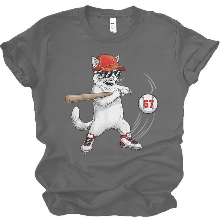 Six Seven 67 Baseball Cat Birthday Men Kids Boys Unisex Jersey T-Shirt Six Seven 67 Baseball Cat Birthday Men Kids Boys Unisex Jersey T-Shirt