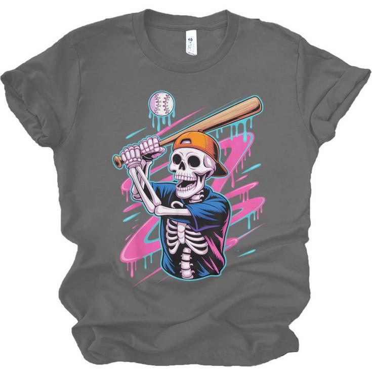 Skeleton Baseball Drip Boy Youth Dripping Baseball Halloween Unisex Jersey T-Shirt Skeleton Baseball Drip Boy Youth Dripping Baseball Halloween Unisex Jersey T-Shirt