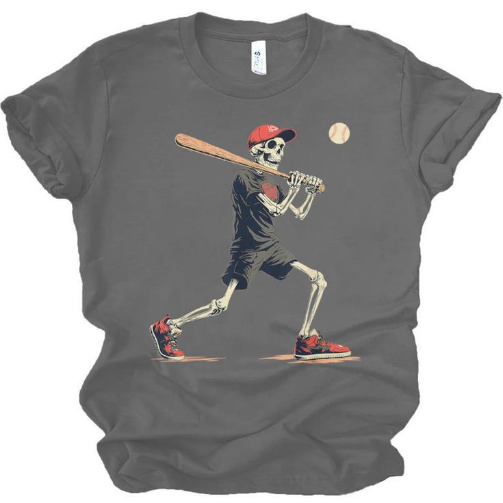 Skeleton Baseball Halloween Costume Men Boys Kids Unisex Jersey T-Shirt