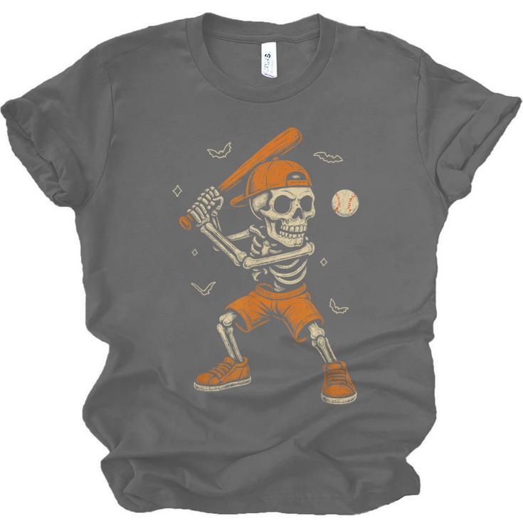 Skeleton Baseball Player Costume Halloween Men Boys Unisex Jersey T-Shirt Skeleton Baseball Player Costume Halloween Men Boys Unisex Jersey T-Shirt