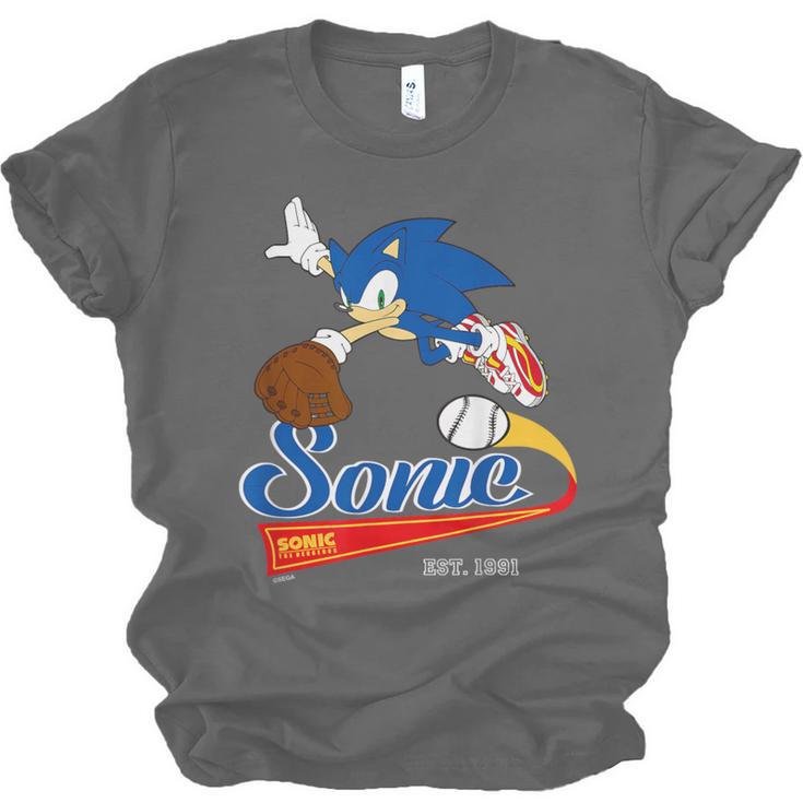 Sonic The Hedgehog Sonic Baseball Est 1991 Unisex Jersey T-Shirt Sonic The Hedgehog Sonic Baseball Est 1991 Unisex Jersey T-Shirt