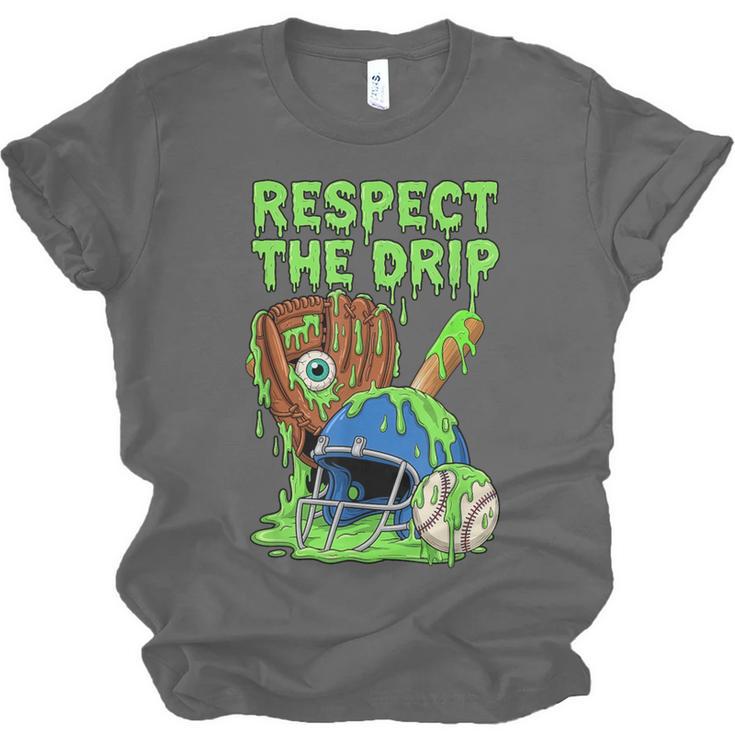 Spooky Zombie Respect The Drip Baseball Halloween Unisex Jersey T-Shirt Spooky Zombie Respect The Drip Baseball Halloween Unisex Jersey T-Shirt