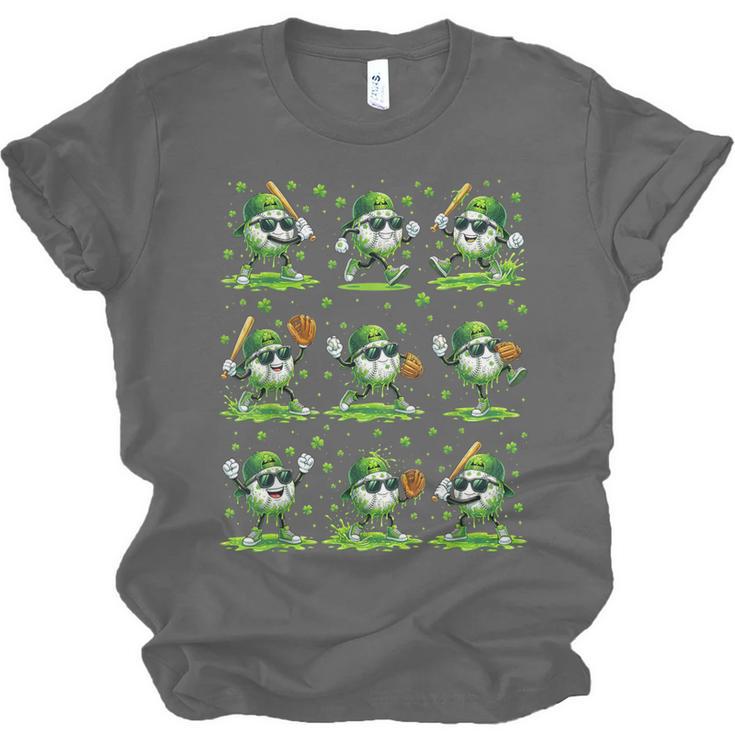 St Patricks Day Baseball Ice Cream Boys Baseball Player Unisex Jersey T-Shirt St Patricks Day Baseball Ice Cream Boys Baseball Player Unisex Jersey T-Shirt