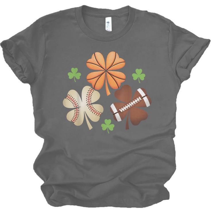 St Patricks Day Shamrock Basketball Baseball Irish Boys Men Unisex Jersey T-Shirt