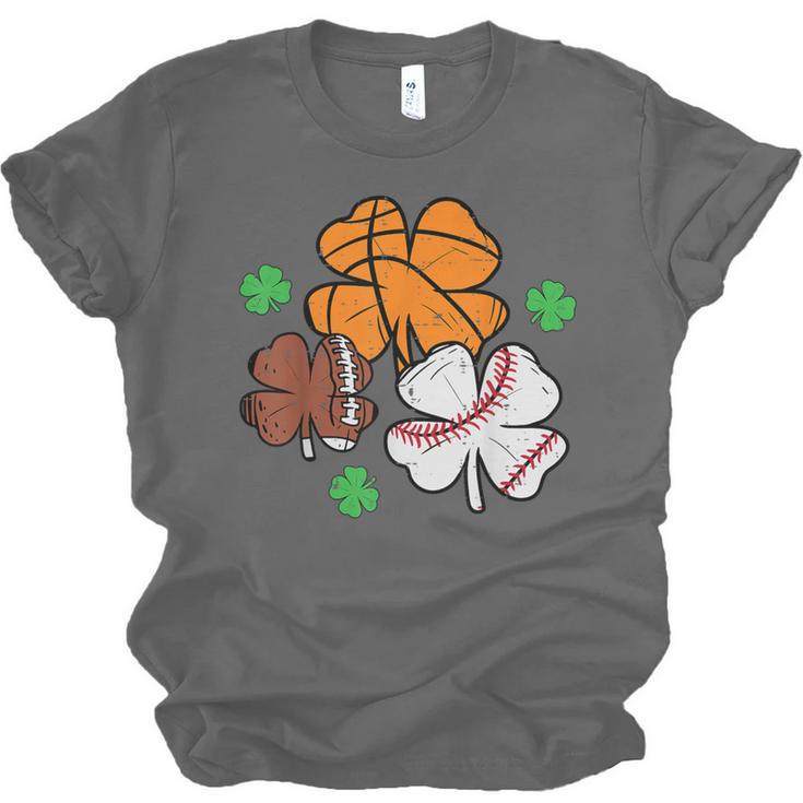 St Patricks Day Shamrock Basketball Baseball Men Boys Kids Unisex Jersey T-Shirt St Patricks Day Shamrock Basketball Baseball Men Boys Kids Unisex Jersey T-Shirt