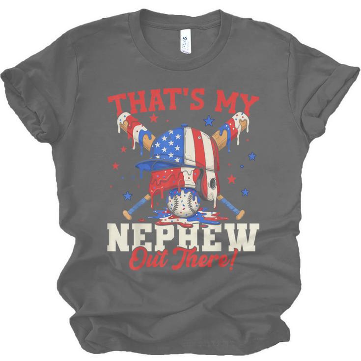 That's My Nephew Out There Baseball Cream Drip Crossed Bat Unisex Jersey T-Shirt