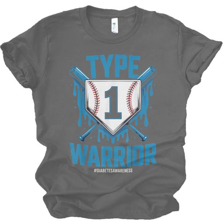 Type 1 Warrior Diabetes Awareness Baseball Enthusiasts Unisex Jersey T-Shirt Type 1 Warrior Diabetes Awareness Baseball Enthusiasts Unisex Jersey T-Shirt