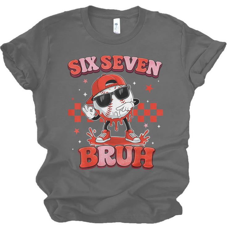 Valentines Day Baseball Six Seven 67 Meme Heart Baseball Dab Unisex Jersey T-Shirt Valentines Day Baseball Six Seven 67 Meme Heart Baseball Dab Unisex Jersey T-Shirt