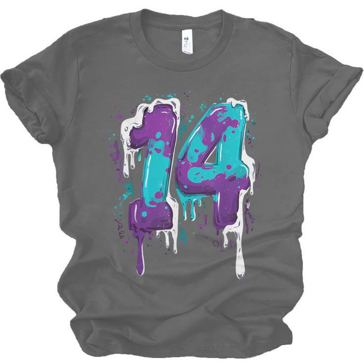 Vintage Baseball 14 Number Unisex Jersey T-Shirt