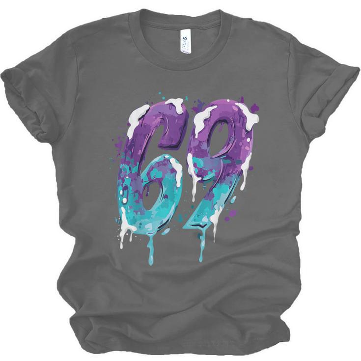 Vintage Baseball 69 Number Unisex Jersey T-Shirt