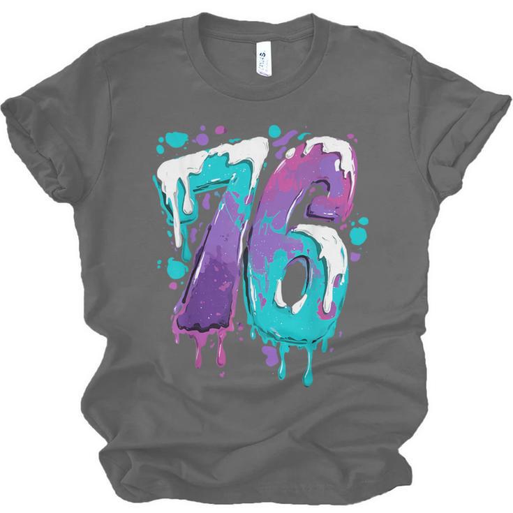 Vintage Baseball 76 Number Unisex Jersey T-Shirt