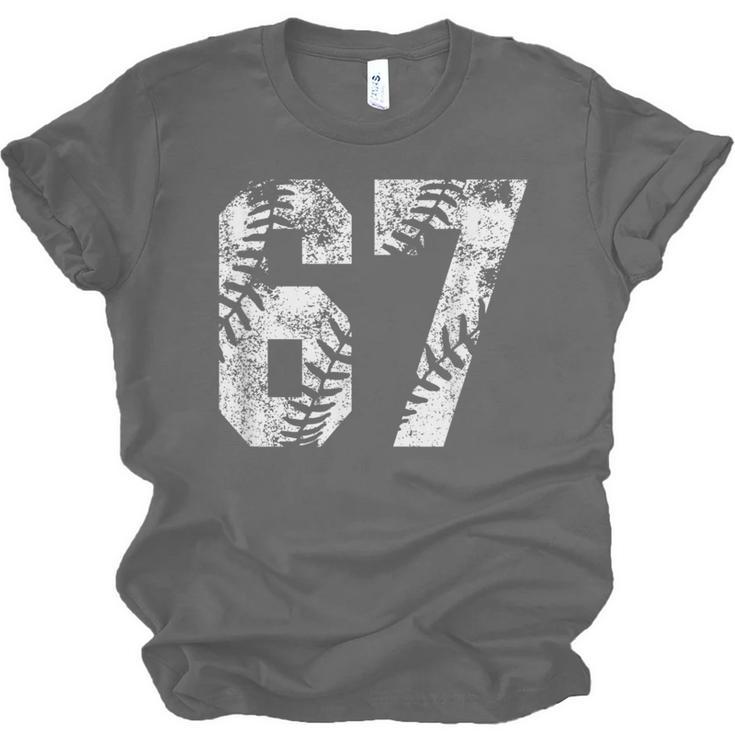Vintage Baseball Number 67 Jersey Player Uniform Unisex Jersey T-Shirt Vintage Baseball Number 67 Jersey Player Uniform Unisex Jersey T-Shirt