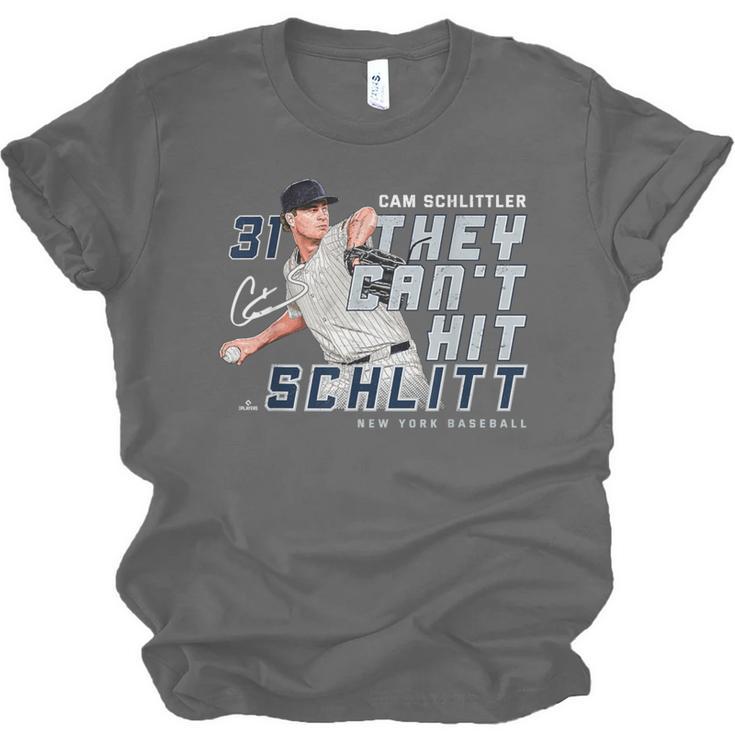 They Can't Hit Schlitt Cam Schlittler New York Baseball MLBP Unisex Jersey T-Shirt
