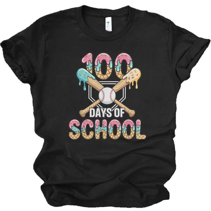 100 Days Of School Baseball 100th Day Of School Unisex Jersey T-Shirt