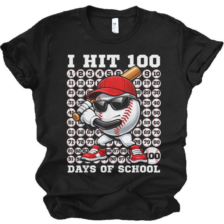 100 Days Of School Retro Baseball Sport For Boys Teachers Unisex Jersey T-Shirt