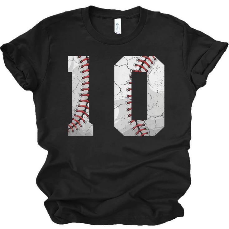 2016 10th Birthday Baseball Boys Kids Ten 10 Tenth Unisex Jersey T-Shirt