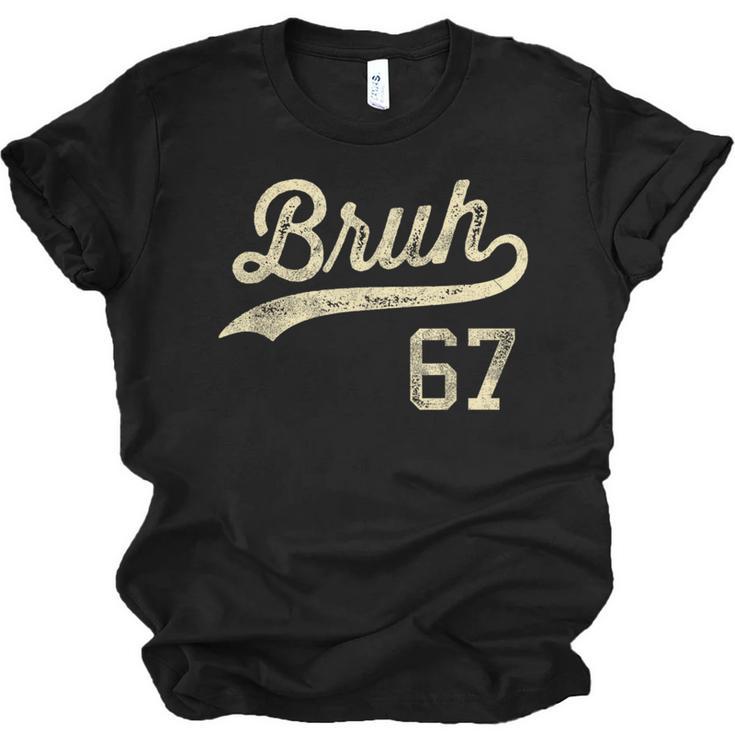 67 Six Seven Bruh Meme Baseball Style Vintage Unisex Jersey T-Shirt