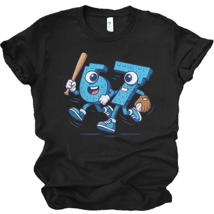 67 Six Seven Italian Brainrot Kid Baseball 67 Meme Christmas Unisex Jersey T-Shirt