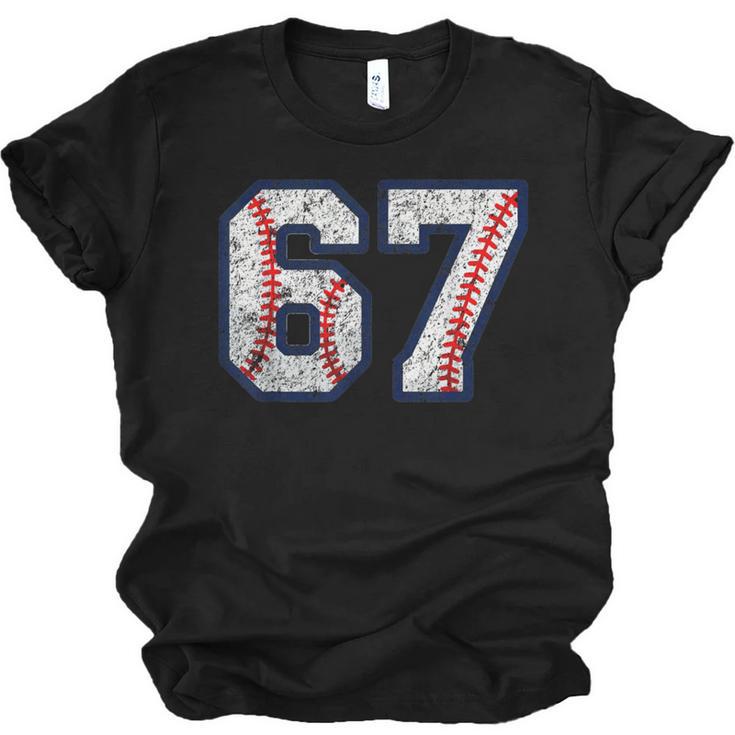 67 Sports Meme – Baseball Number 6 7 Unisex Jersey T-Shirt