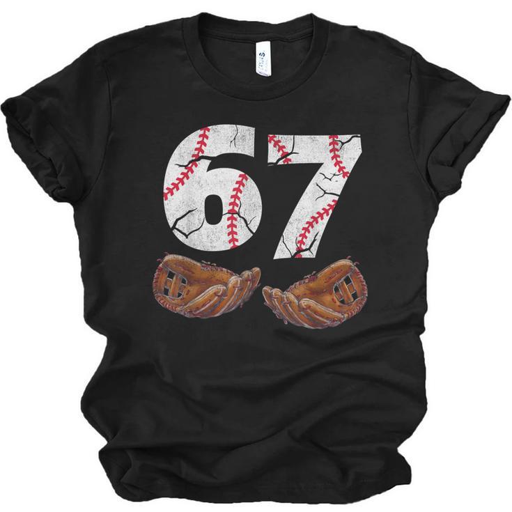 67 Trend Baseball Six Seven Number For Boys Men Unisex Jersey T-Shirt