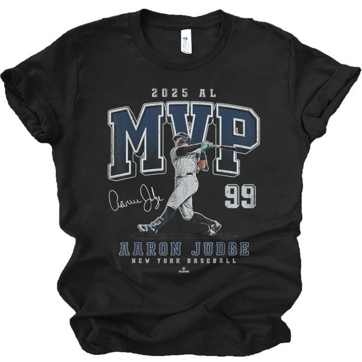 Aaron Judge 2025 AL MVP New York Baseball MLBPA Unisex Jersey T-Shirt