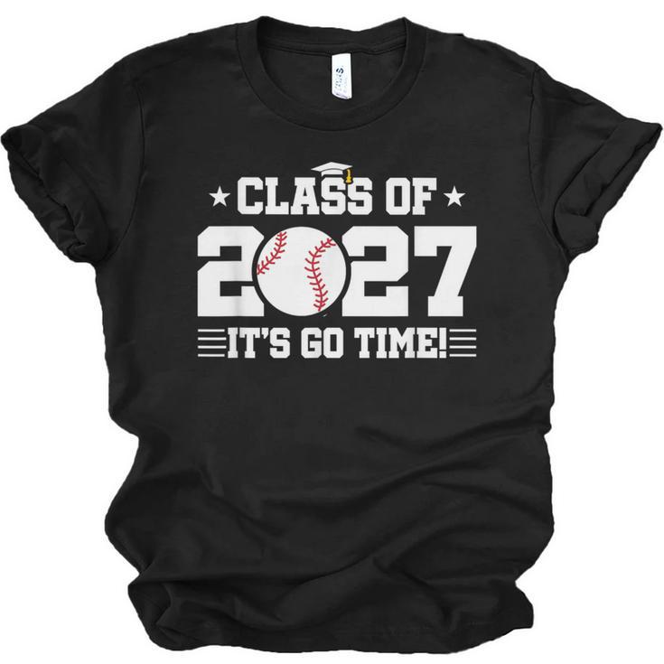 Back To School 2027 Baseball 2027 Graduation Class Of 2027 Unisex Jersey T-Shirt